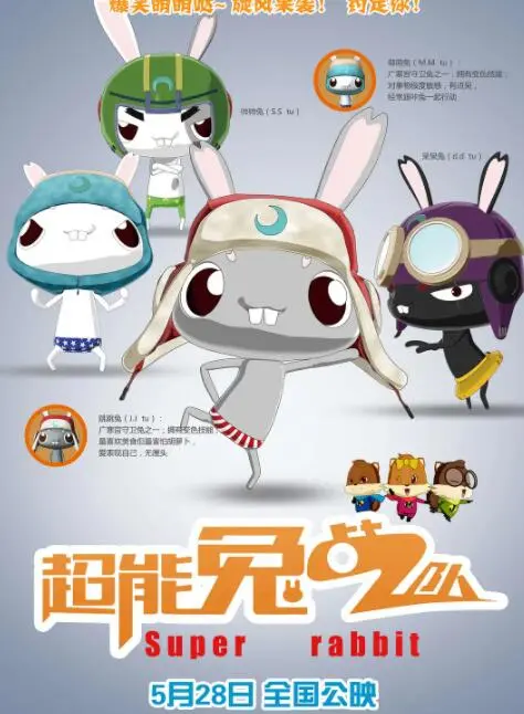 《超能兔战队》：爆笑来袭！看萌兔如何拯救世界，开启超能力冒险之旅！